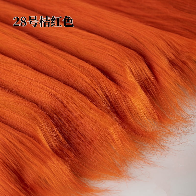 Namzi 12 cm Plush Fabric,39*71 Inch Fluffy Faux Fur Fabric for DIY Craft Sewing Projects,Costume,Cuddly Doll,Carpet,Home Decoration,Color 26