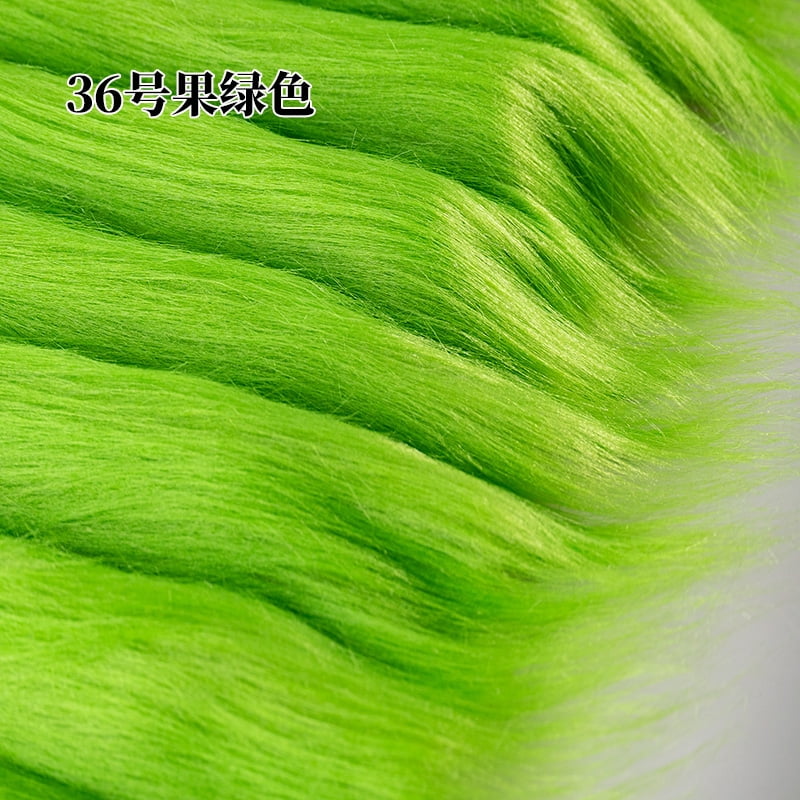 Namzi 12 cm Plush Fabric,39*71 Inch Fluffy Faux Fur Fabric for DIY Craft Sewing Projects,Costume,Cuddly Doll,Carpet,Home Decoration,Color 34