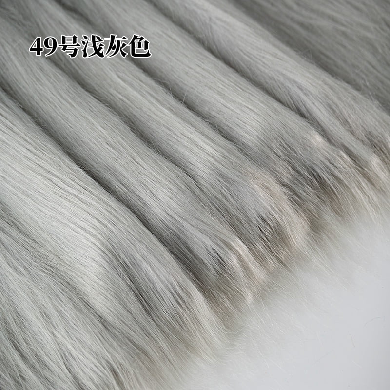 Namzi 12 cm Plush Fabric,39*71 Inch Fluffy Faux Fur Fabric for DIY Craft Sewing Projects,Costume,Cuddly Doll,Carpet,Home Decoration,Color 47