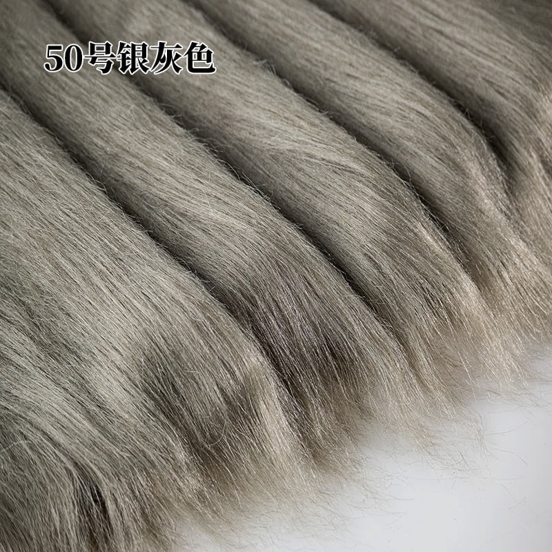 Namzi 12 cm Plush Fabric,39*71 Inch Fluffy Faux Fur Fabric for DIY Craft Sewing Projects,Costume,Cuddly Doll,Carpet,Home Decoration,Color 48