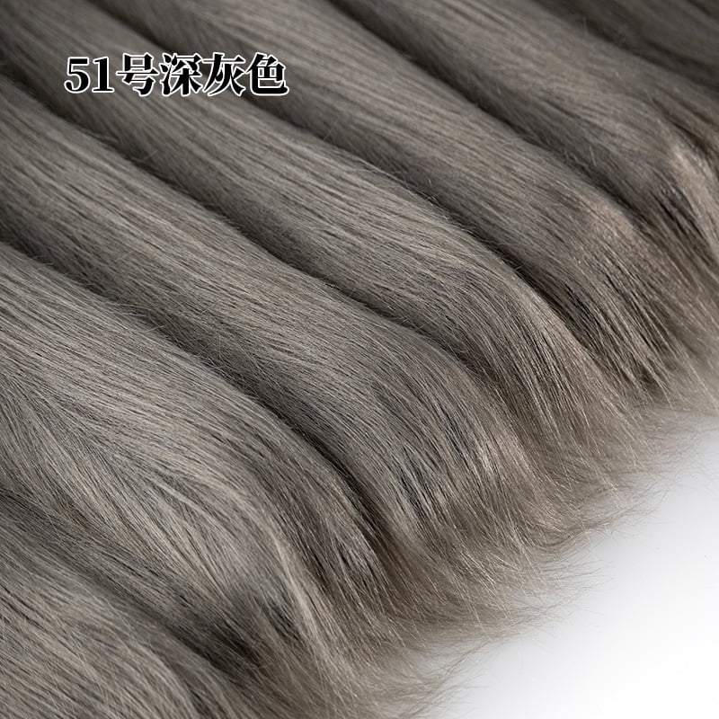Namzi 12 cm Plush Fabric,39*71 Inch Fluffy Faux Fur Fabric for DIY Craft Sewing Projects,Costume,Cuddly Doll,Carpet,Home Decoration,Color 49