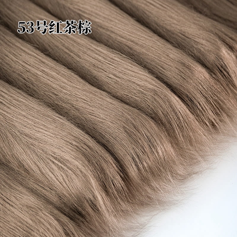 Namzi 12 cm Plush Fabric,39*71 Inch Fluffy Faux Fur Fabric for DIY Craft Sewing Projects,Costume,Cuddly Doll,Carpet,Home Decoration,Color 51