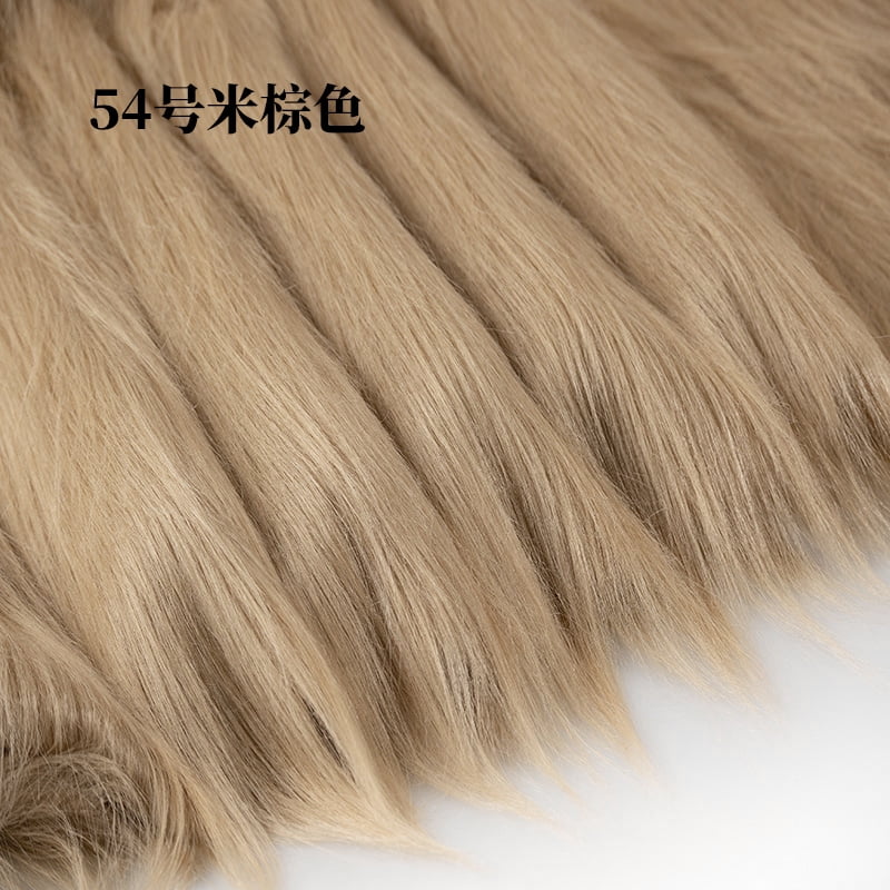 Namzi 12 cm Plush Fabric,39*71 Inch Fluffy Faux Fur Fabric for DIY Craft Sewing Projects,Costume,Cuddly Doll,Carpet,Home Decoration,Color 52