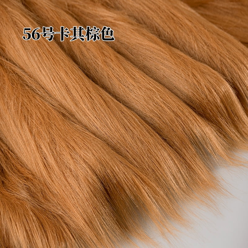 Namzi 12 cm Plush Fabric,39*71 Inch Fluffy Faux Fur Fabric for DIY Craft Sewing Projects,Costume,Cuddly Doll,Carpet,Home Decoration,Color 54