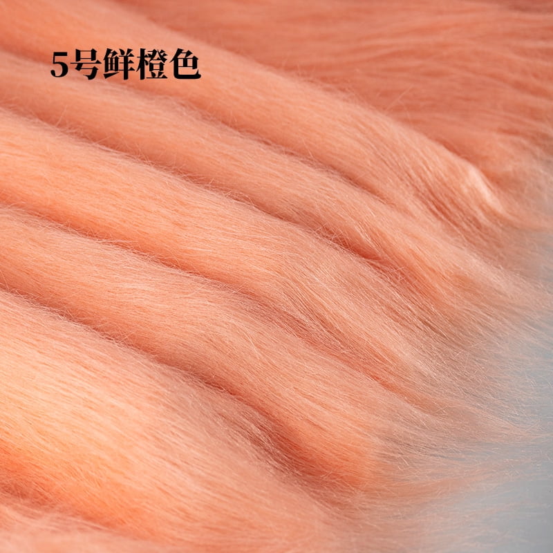 Namzi 12 cm Plush Fabric,39*71 Inch Fluffy Faux Fur Fabric for DIY Craft Sewing Projects,Costume,Cuddly Doll,Carpet,Home Decoration,Color 5