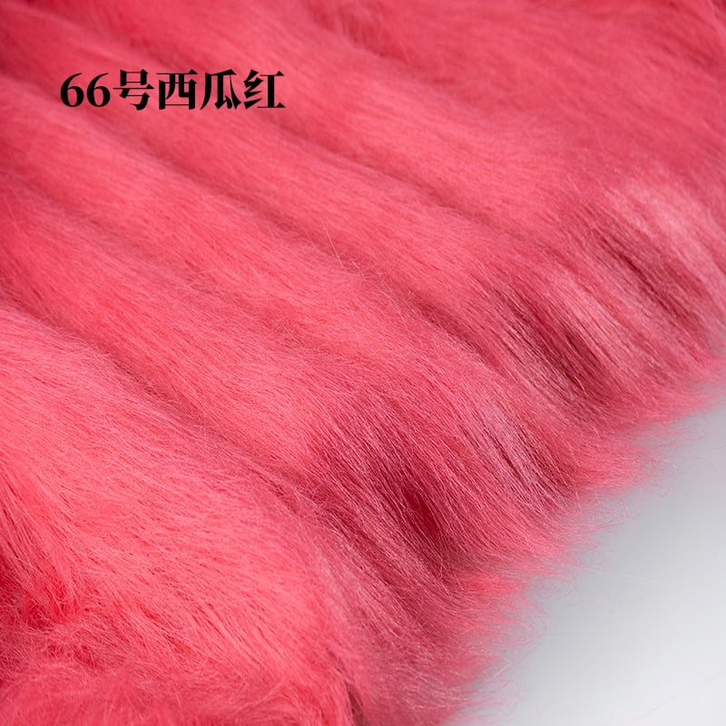 Namzi 12 cm Plush Fabric,39*71 Inch Fluffy Faux Fur Fabric for DIY Craft Sewing Projects,Costume,Cuddly Doll,Carpet,Home Decoration,Color 64