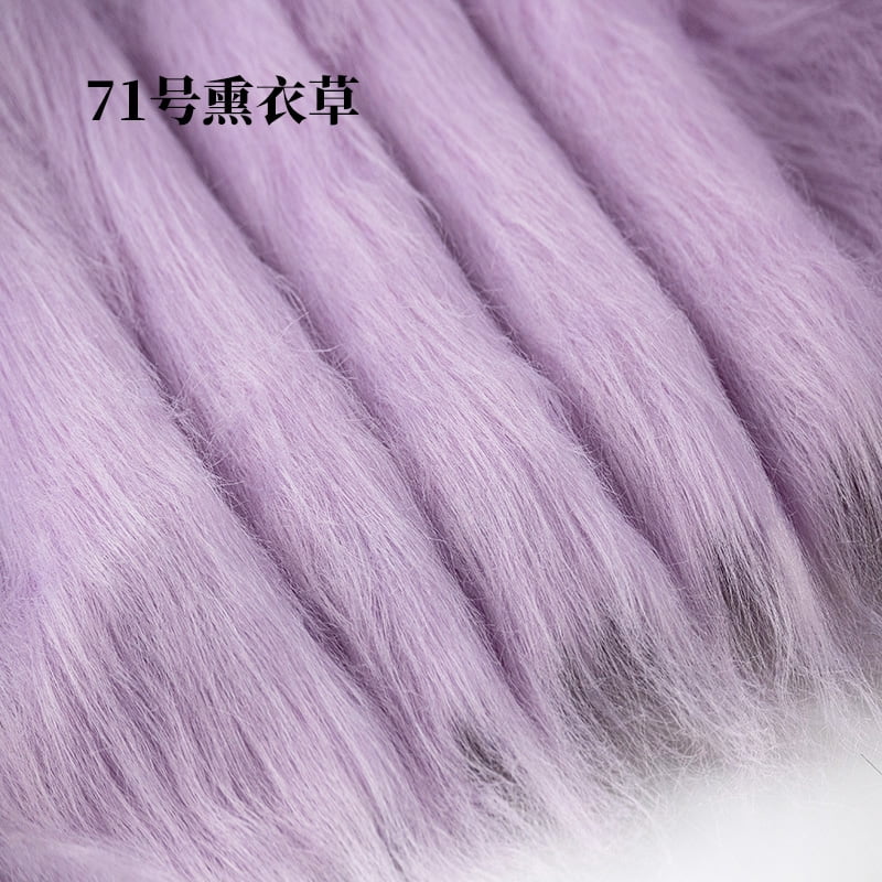 Namzi 12 cm Plush Fabric,39*71 Inch Fluffy Faux Fur Fabric for DIY Craft Sewing Projects,Costume,Cuddly Doll,Carpet,Home Decoration,Color 68