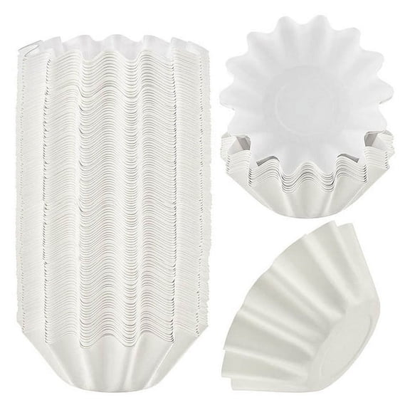 Namzi 200 Pieces of White Reusable Aromatherapy Wax Electric Plug-in Heater Leak-proof Wax Trays