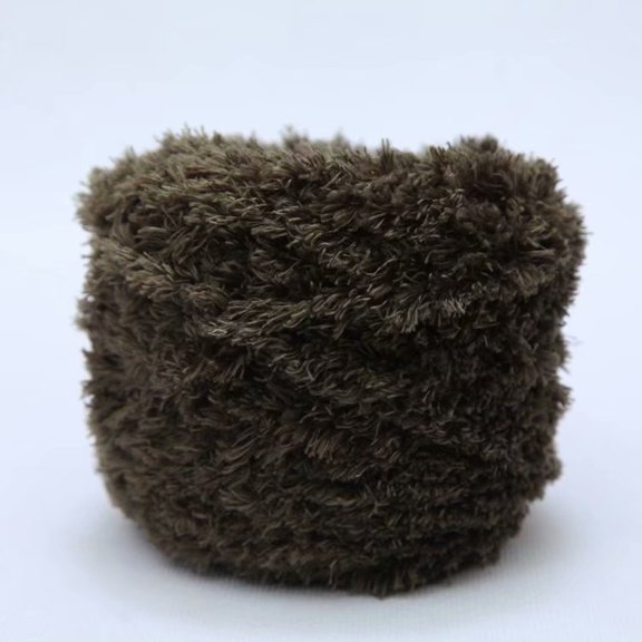 Namzi 200g Plush Fur Yarn Ultra Fluffy DIY Craft Yarn for Luxury Decor & Handmade Projects,P37
