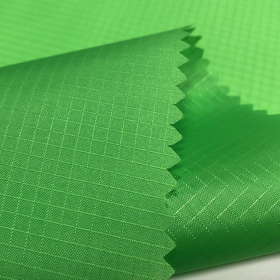 Namzi 3 Yard Polyester Fabric PU Coated Waterproof Fabric, Tarp Cover Fabric for Outdoor Use, Versatile Tent Bag Kite DIY Fabric,Green