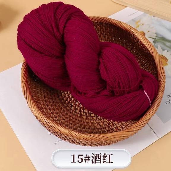 Namzi 3 share Yarn - Premium Wool Material,wine red, 1 roll, Soft & Durable for Crafting, for Wool Yarn for Crocheting Projects, Perfect for DIY Scarves, Hats, Home Decor & Handmade Crafts