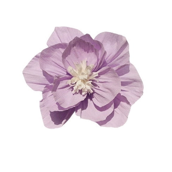 Namzi 3Pcs 12in Crepe Paper Flowers Decoration for Wall, Flowers for Wedding Decor,Flower Backdrop Decor,Baby Shower,Birthday Party,Photo Backdrop,Archway Decor, Nursery Wall DecorLight Purple