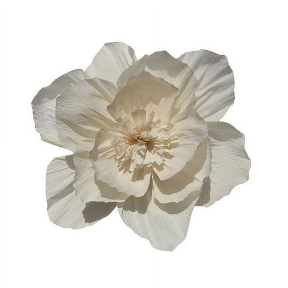 Namzi 3Pcs 12in Crepe Paper Flowers Decoration for Wall, Flowers for Wedding Decor,Flower Backdrop Decor,Baby Shower,Birthday Party,Photo Backdrop,Archway Decor, Nursery Wall DecorBeige