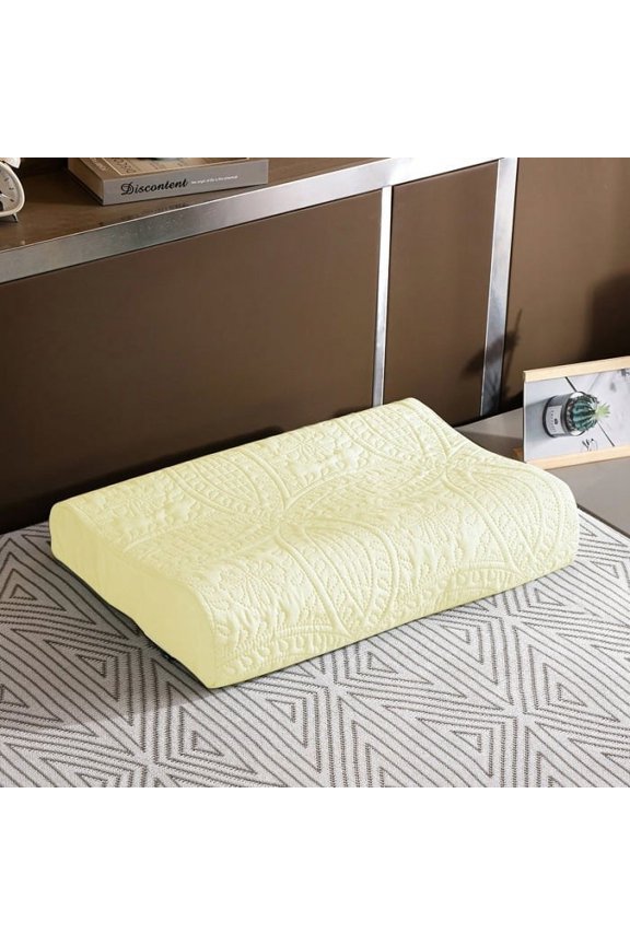 3Pcs Latex pillowcase Provide a comfortable sleep experience pillowcase to create your own private sleeping space 13.78x23.62inch(cream-coloured