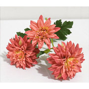 Namzi 3pcs Lilies Artificial Flowers, Fake flowers, Flores Artificiales Para, Wedding Decor, Dark Pink
