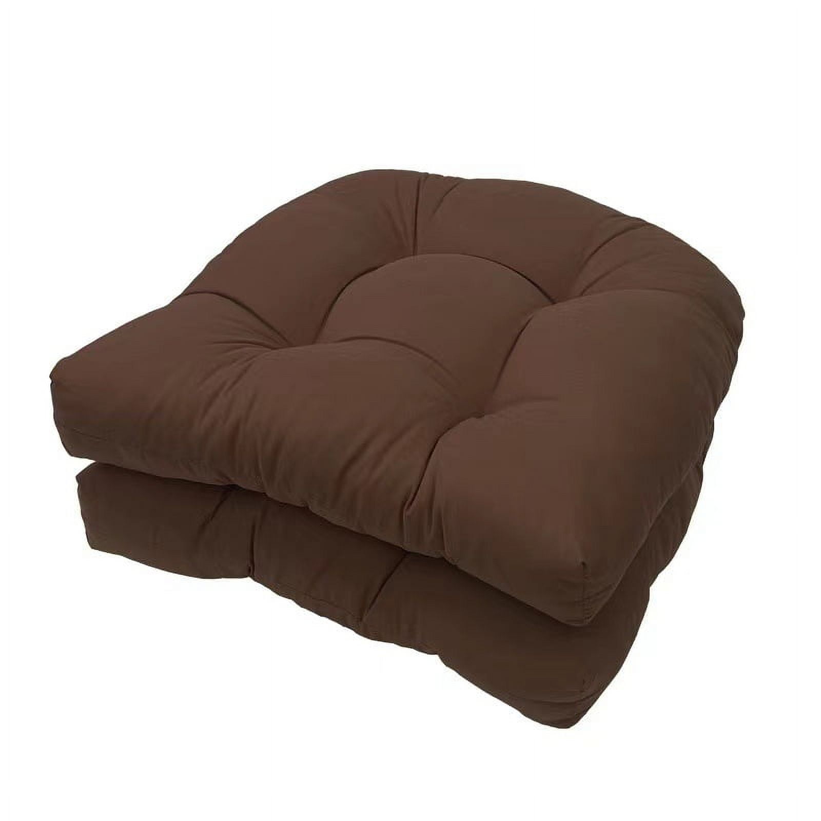 Namzi 4 Pack Outdoor Cushions, Patio Chair Cushions Outdoor Furniture Cushions for Garden, Balcony & Outdoor Dining Chairs Cushions,Brown