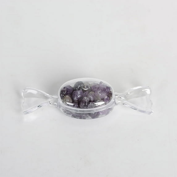 Namzi 4 pieces of natural crystal stone imitation candy purple original stone ornament desktop decoration DIY gift crafts gift ornament