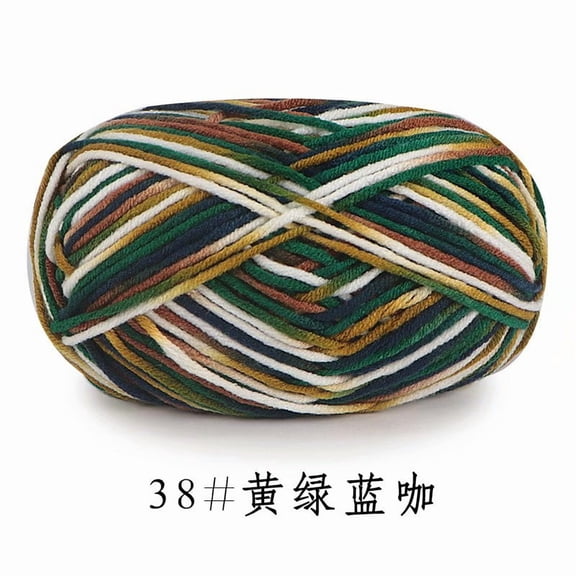 Namzi 5 Shares - Hand Knitting Yarn for DIY Crafts, 2 roll | Soft Cotton Blend, Weight for Sweaters, Scarves, and Home Decor Projects.Style C
