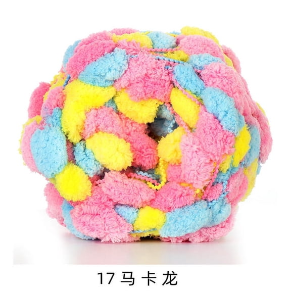 NAMZI Wool Felt Hair Coils, Soft Plush Wool-Acrylic Fancy Loop Yarn, Perfect for Needle Felting, Crochet Knitting & Craft Projects(50gA288)