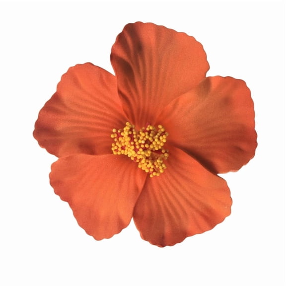 Namzi 50pcs Artificial Flowers Frangipani Flowers, Artificial Flower Heads, DIY Craft Flowers, Flower Embellishments,Orange