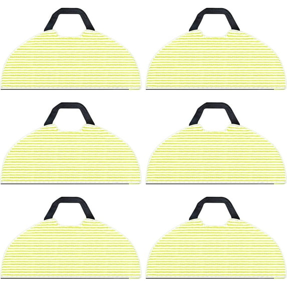 Namzi 6 Pcs Mop Pads for Shark RV2610WA AV2610WA AI Ultra 2- in-1 Robot Vacuum, Washable Reusable Mopping Pad Replacement Accessories