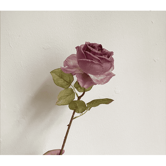 Namzi 6pcs Adhesive Edged Rose Artificial Flowers, Fake flowers, Flores Artificiales Para, Wedding Decor