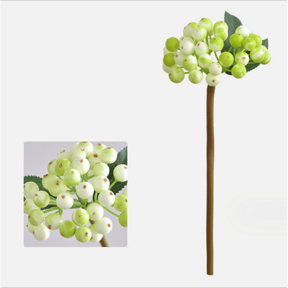 Namzi 6pcs Berry Artificial Flowers, Fake flowers, Flores Artificiales Para, Wedding Decor
