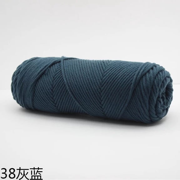 Namzi 8-Strand Mixed Fiber Yarn for Crocheting - 2 Rolls slate blue Yarn, Soft Premium Yarn Packs for Crocheting Projects, Durable Yarn for DIY Crafts.