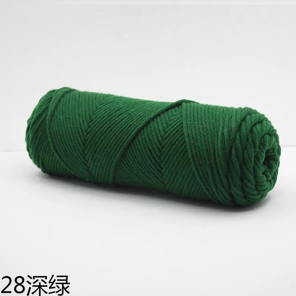 Namzi 8-Strand Mixed Fiber Yarn for Crocheting - 2 Rolls green Yarn, Soft Premium Yarn Packs for Crocheting Projects, Durable Yarn for DIY Crafts