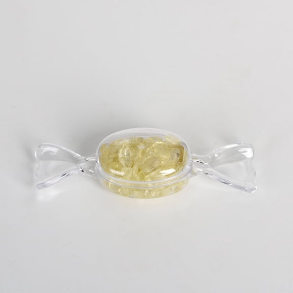 Namzi 8 pieces of natural crystal stone yellow imitation candy original stone ornaments, desktop decoration DIY gifts, handicrafts, gift ornaments