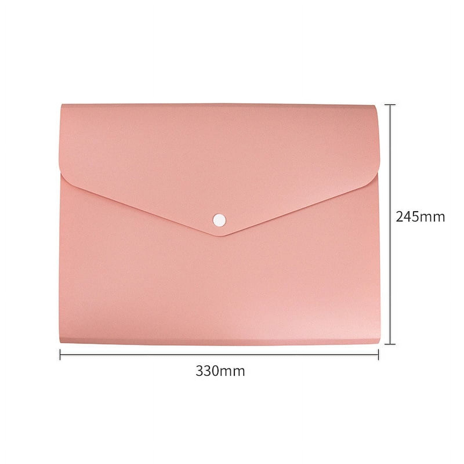 Namzi A4 File Folders Organ File Bag, 2 MultiLayer Horizontal Portable