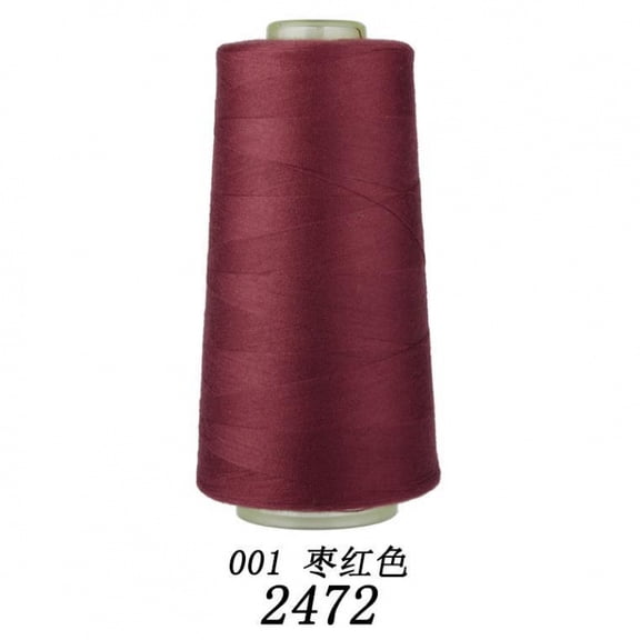 Namzi All Purpose Polyester Sewing Thread 40S, 100g for Hand & Machine Sewing,Black Red