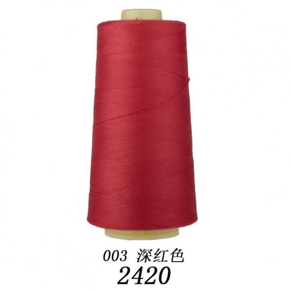 Namzi All Purpose Polyester Sewing Thread 40S, 100g for Hand & Machine Sewing,Dark Red