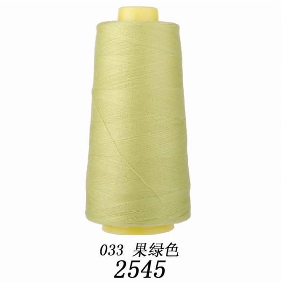 Namzi All Purpose Polyester Sewing Thread 40S, 100g for Hand & Machine Sewing,Yellow Green