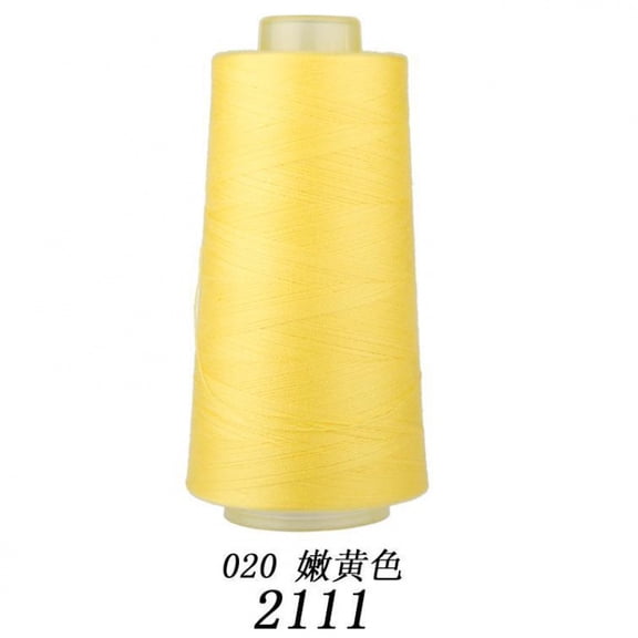 Namzi All Purpose Polyester Sewing Thread 40S, 100g for Hand & Machine Sewing,Yellow