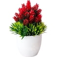 thumbnail image 1 of Namzi Artificial Bonsai, Artificial Flowers for Decoration, Artificial Plants Decor, Fake Plants for Living Room Decor, Office, Hotel Red, 1 of 5