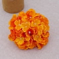 thumbnail image 1 of Namzi Artificial Flowers Set of 10 for Wedding Decoration and Background Wall Decor, Silk and Plastic Fake Flowers for Events and Home Decor,Orange, 1 of 4