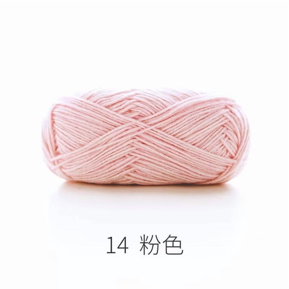 Namzi Assorted Yarn - Wool for Knitting, 78% Cotton 22% Acrylic Blend,pink, 1 roll - Ideal for Crocheting & Craft Projects