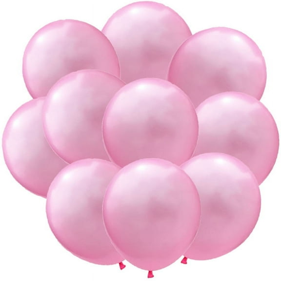 Namzi Balloons 50pcs Party Balloons, Birthday Balloons & Wedding Decorations,for Festive Celebrations, Suitable for Arch Setups,Pink