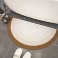 thumbnail image 1 of Namzi Bathroom Rug Mat , Non-Slip Plush Shaggy Bath Carpet, Machine Wash Dry, Bath Mats for Bathroom Floor, Tub and Shower, Bathroom Runner Bathmat Accessories Decor 15*23inch (Brown), 1 of 4