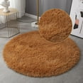 thumbnail image 1 of Namzi Bathroom Rug Mat , Non-Slip Plush Shaggy Bath Carpet, Machine Wash Dry, Bath Mats for Bathroom Floor, Tub and Shower, Bathroom Runner Bathmat Accessories Decor 31*31inch (Dark Khaki), 1 of 4