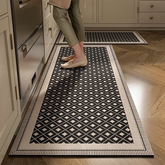 Namzi Bathroom Rug Mat , Non-Slip Plush Shaggy Bath Carpet, Machine Wash Dry, Bath Mats for Bathroom Floor, Tub and Shower, Bathroom Runner Bathmat Accessories Decor 15*23inch (E)