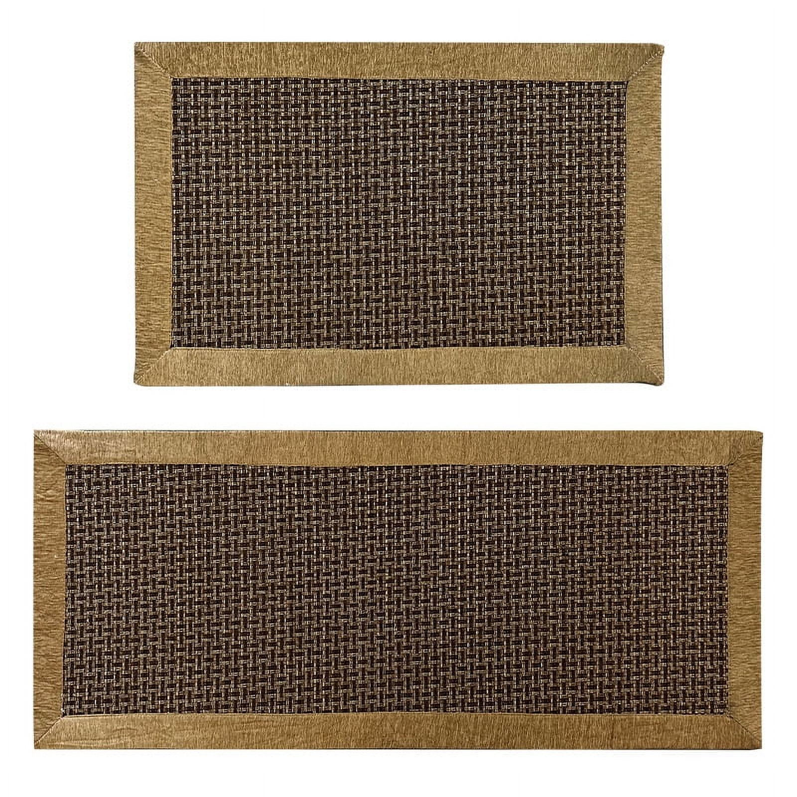 Namzi Bathroom Rug Mat , Non-Slip Plush Shaggy Bath Carpet, Machine Wash Dry, Bath Mats for Bathroom Floor, Tub and Shower, Bathroom Runner Bathmat Accessories Decor 19*47inch(Brown)