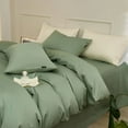 thumbnail image 1 of Namzi Bed Sheets Set, Bedding Sheets Pillowcases Kit, Twin Bed Set, Hotel Bedding, Home Decor(Green), 1 of 4