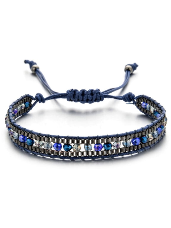 Bracelet for Women Handmade Boho Natural Stone Layered Bracelet, Stackable Beaded Wrap Bracelets Fashion Gifts,S