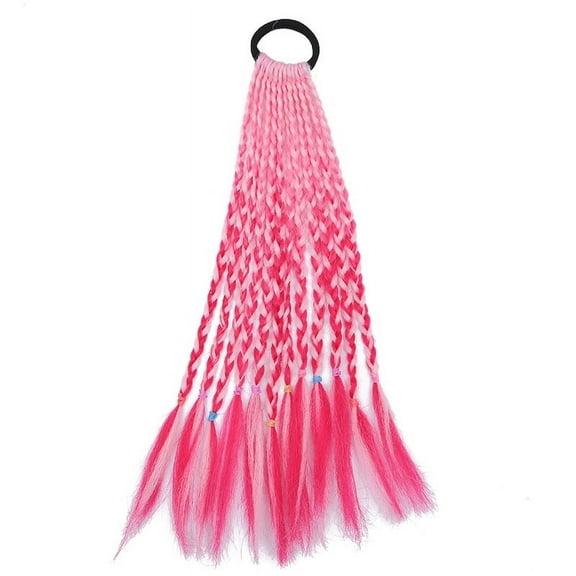 Namzi Braid Ponytail Dreadlock Extension for kid in Braids Hair Extensions Wig Thin Dreads Extensions for Children Girls kids Wigs Synthetic Hairpiece-A10