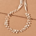 thumbnail image 1 of Namzi Bridal Flower Wedding Hair Pins Crystal Pearl Hair Combs Clips Headpiece Gold Wedding Hair Accessories Jewelry with Rhinestone for Brides Bridesmaids Women Girls (Silvery), 1 of 2