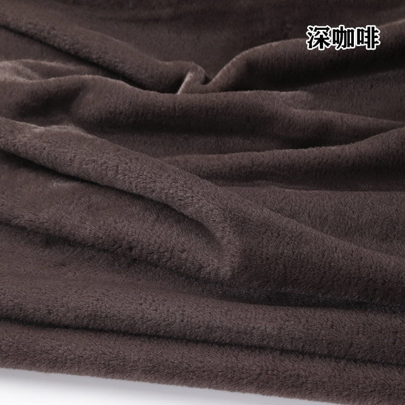 Namzi Brushed Rabbit Short Plush Fabric,39*63 Inch Soft and Fluffy Faux Fur Fabric for DIY Craft Sewing Projects,Costume,Gloves,Scarves,Home Decoration,Coffee color