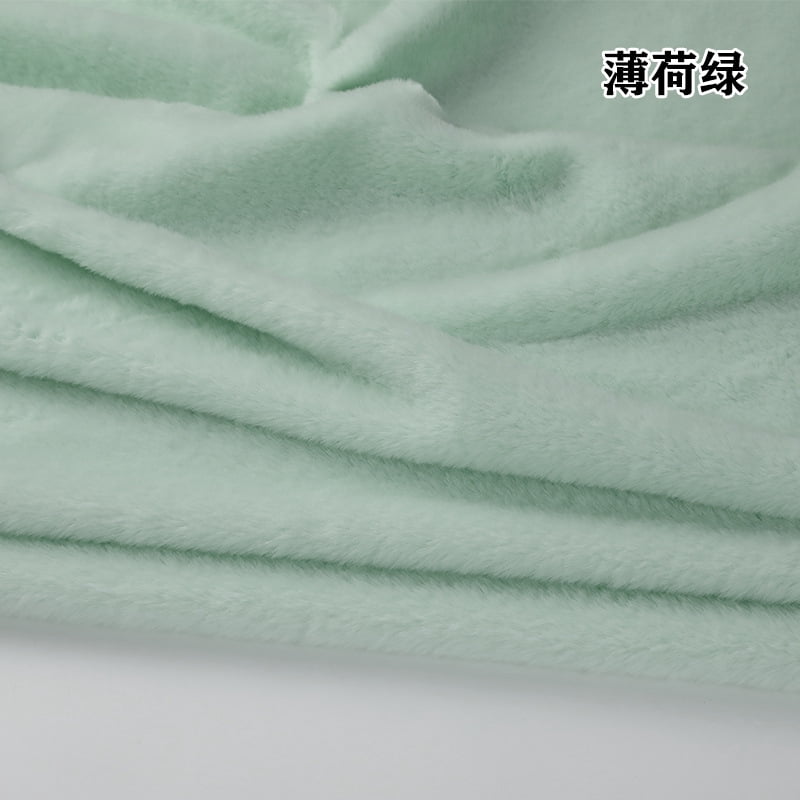 Namzi Brushed Rabbit Short Plush Fabric,39*63 Inch Soft and Fluffy Faux Fur Fabric for DIY Craft Sewing Projects,Costume,Gloves,Scarves,Home Decoration,Cyan