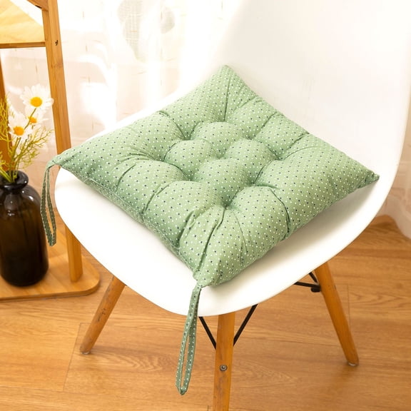 Namzi Chair Cushion Memory Foam Pads Tufted Slip Non Skid Rubber Back Seat Cover, 1 Pack, Jasper Wave Point